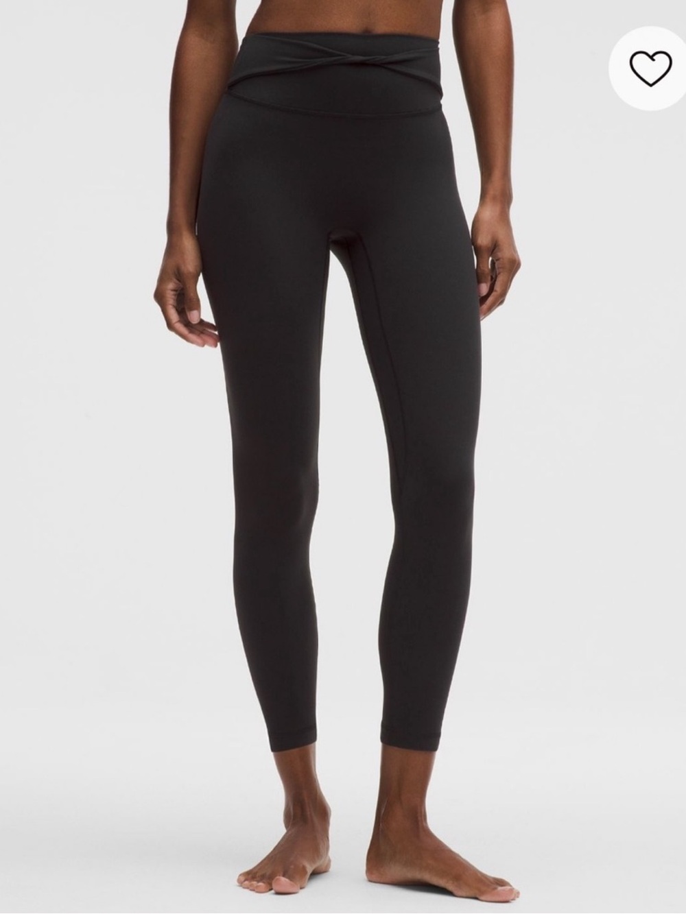 lululemon athletica High-Rise Align No Line High Rise Twist Leggings - Black